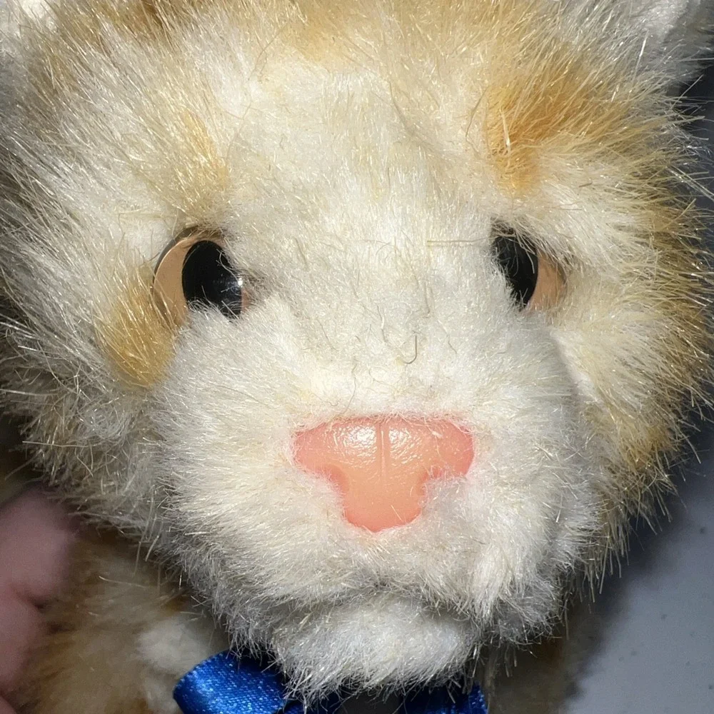 Douglas Orange Tabby Kitty Cat Plush Riley Blue Ribbon Revolution Advert Rare